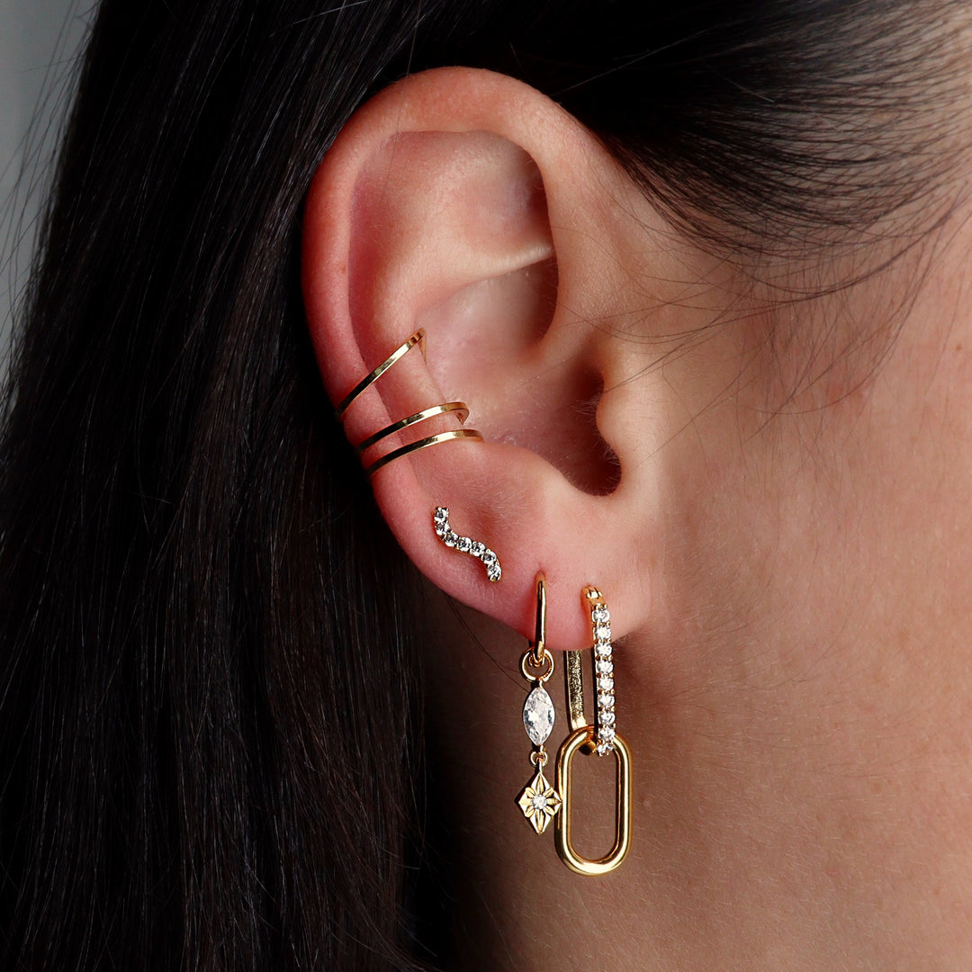 Earcuff Becca - Bijoux Majolie - Idées cadeaux à prix tout doux!