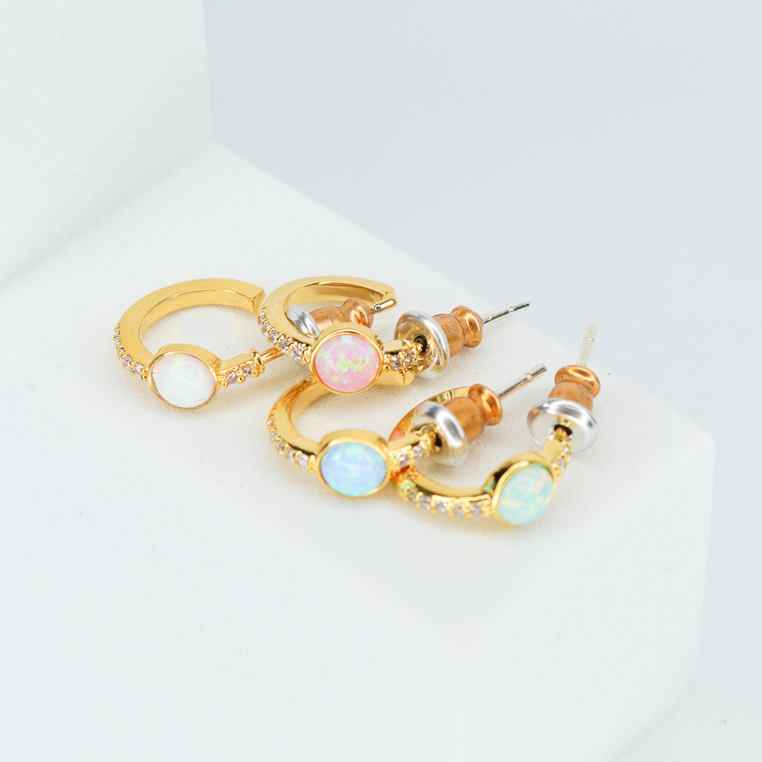 Boucle Opala - Bijoux Majolie - Idées cadeaux à prix tout doux!