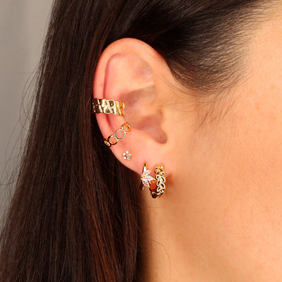Earcuff Abelia - Bijoux Majolie - Idées cadeaux à prix tout doux!