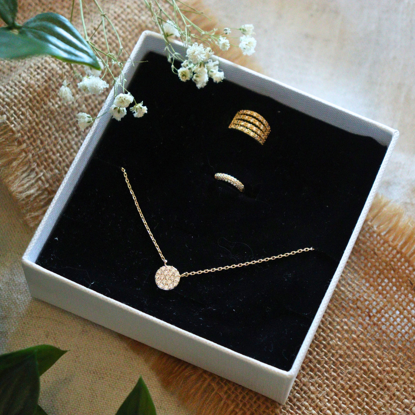 Box Bijoux Aya Or