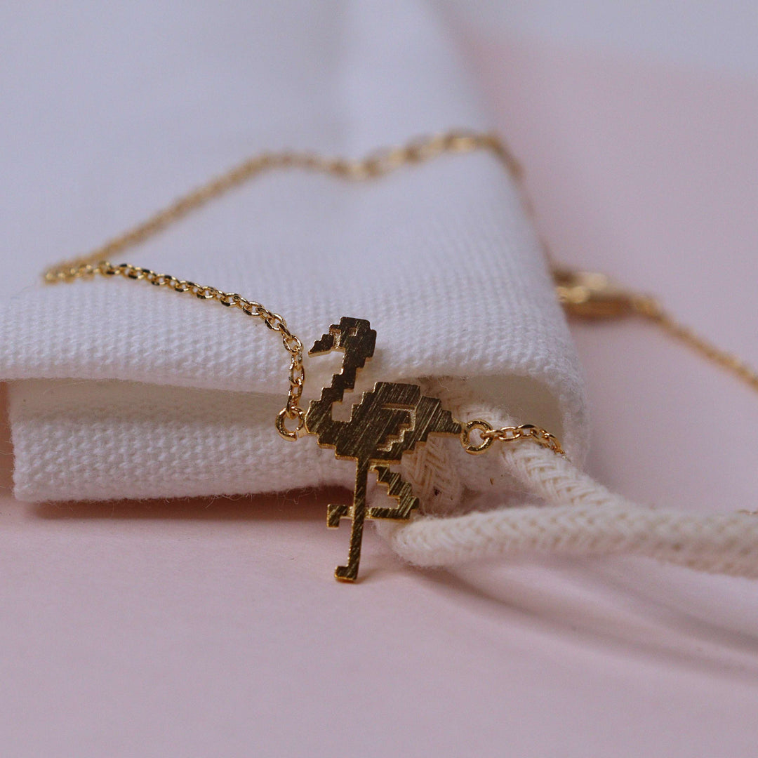 Bracelet Flamant Rose - Bijoux Majolie - Idées cadeaux à prix tout doux!