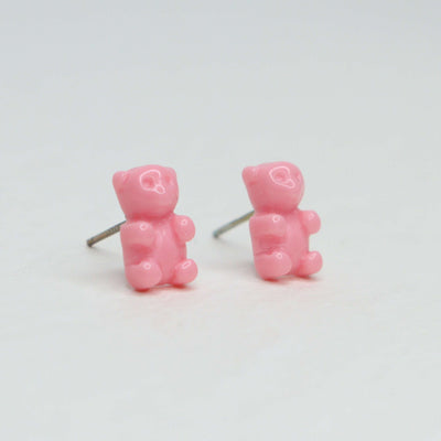 Teddy bear earrings