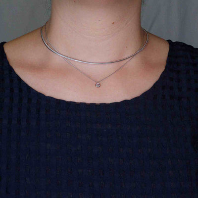 Collier Rosalie Argent - Bijoux Majolie - Idées cadeaux à prix tout doux!