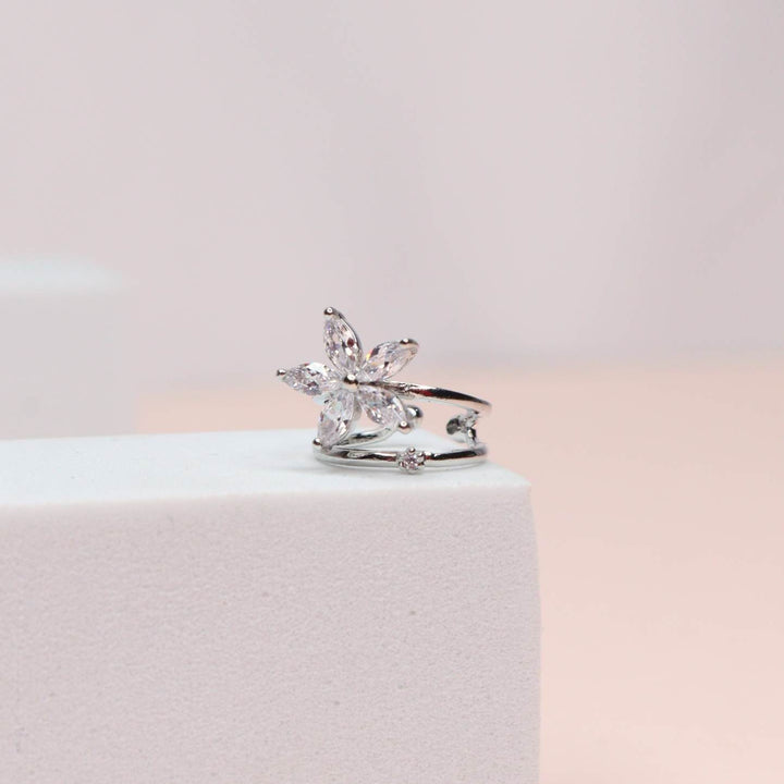 Earcuff Kenza Argent - Bijoux Majolie - Idées cadeaux à prix tout doux!