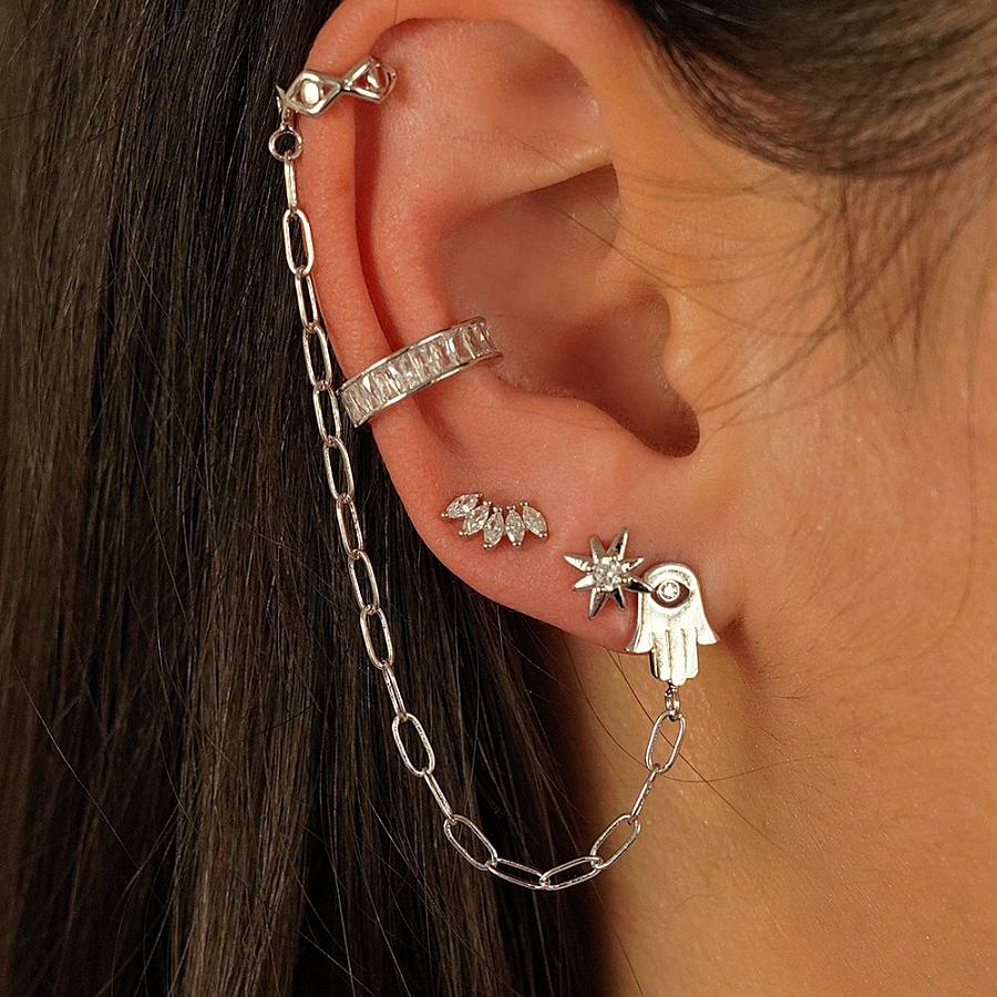 Bijoux d'Oreilles Khamsa - Bijoux Majolie - Idées cadeaux à prix tout doux!