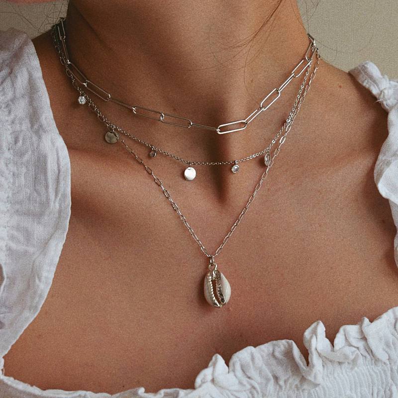 Collier Leona - Argent - Bijoux Majolie - Idées cadeaux à prix tout doux!