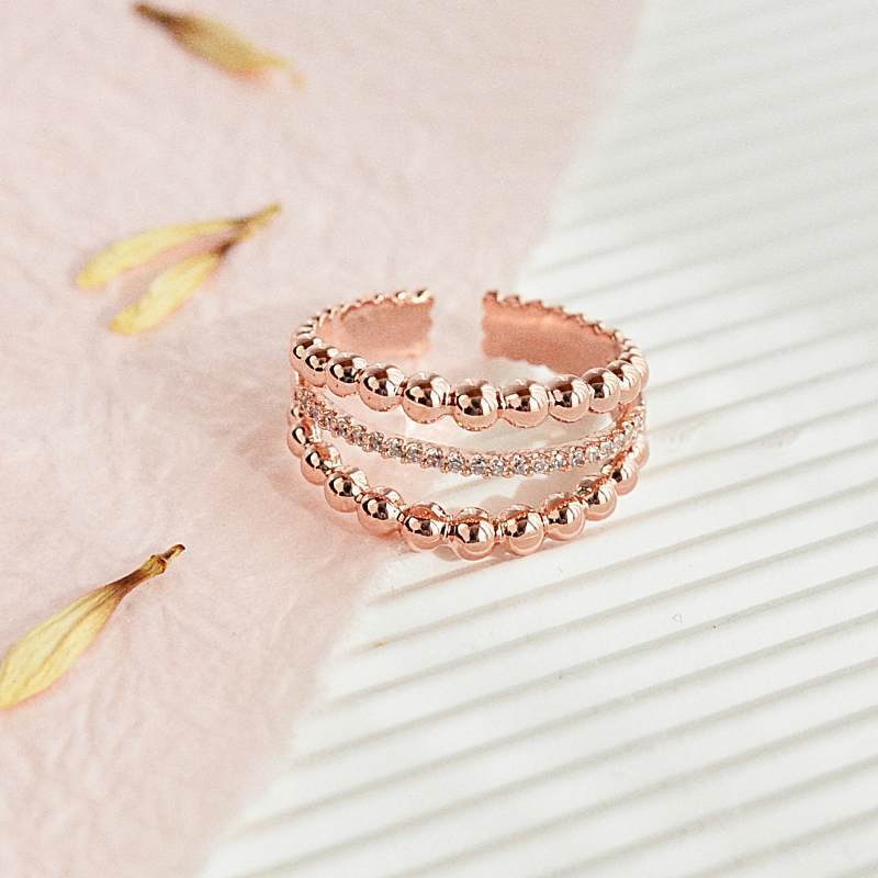 Bague Alila - Or Rose - Bijoux Majolie - Idées cadeaux à prix tout doux!