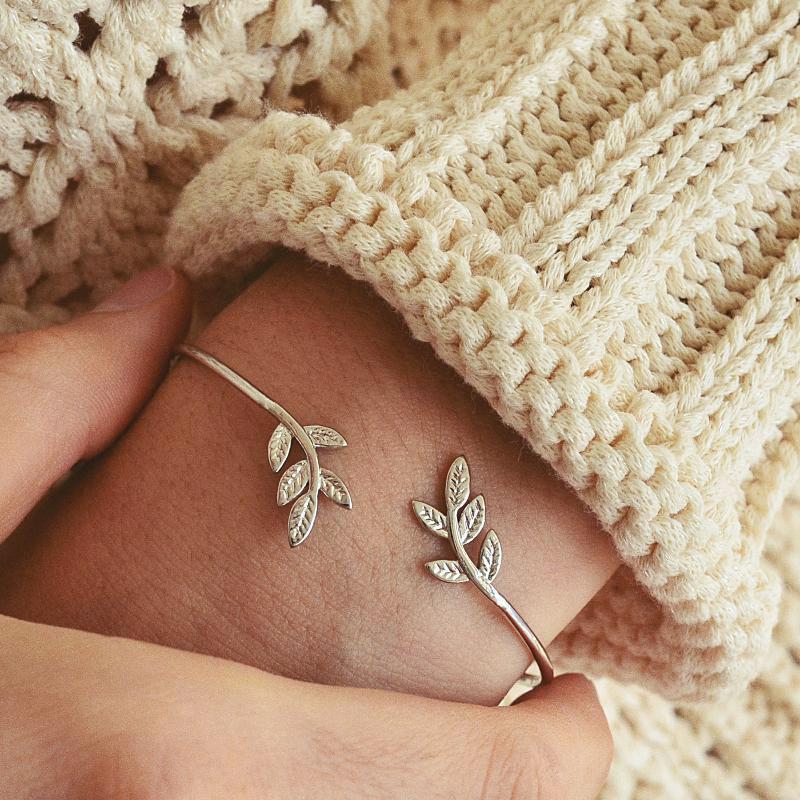 Bracelet Laurier - Argent - Bijoux Majolie - Idées cadeaux à prix tout doux!