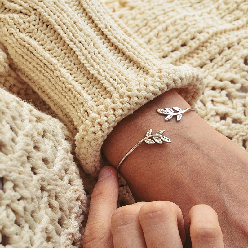 Bracelet Laurier - Argent - Bijoux Majolie - Idées cadeaux à prix tout doux!