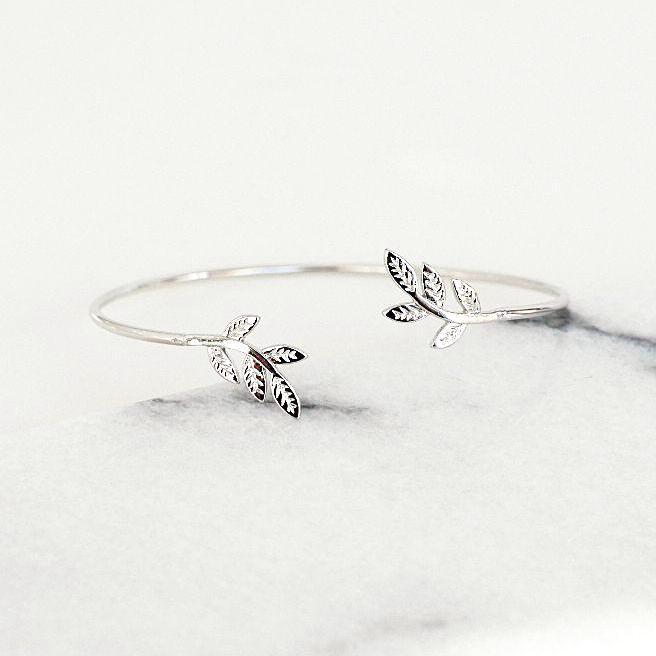 Bracelet Laurier - Argent - Bijoux Majolie - Idées cadeaux à prix tout doux!