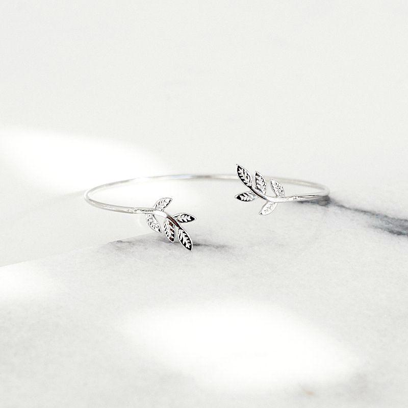 Bracelet Laurier - Argent - Bijoux Majolie - Idées cadeaux à prix tout doux!