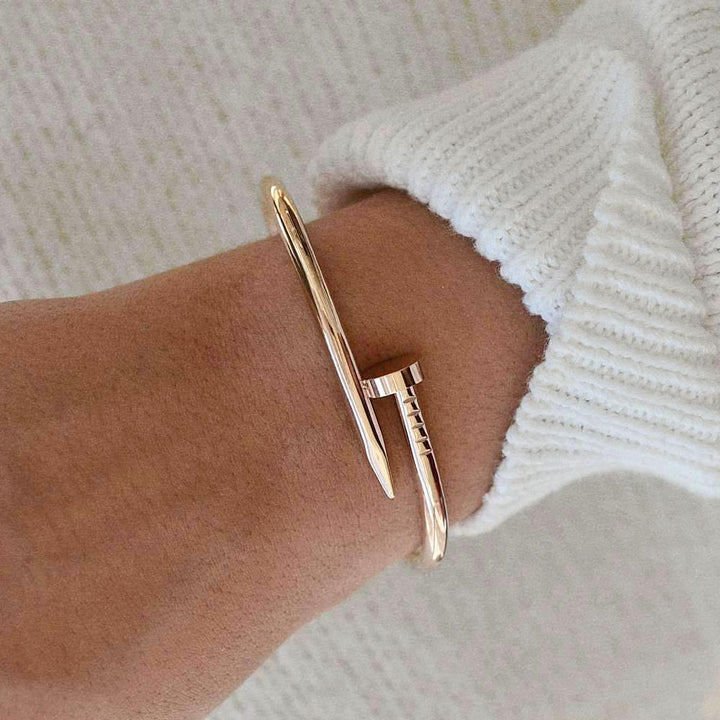 Bangle Clou - Or Rose - Bijoux Majolie - Idées cadeaux à prix tout doux!
