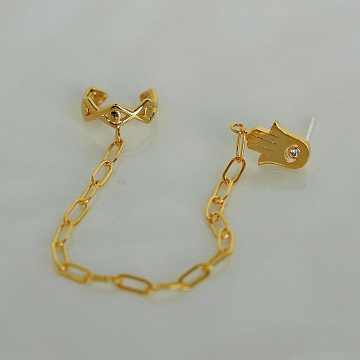 Bijoux d'Oreilles Khamsa - Bijoux Majolie - Idées cadeaux à prix tout doux!