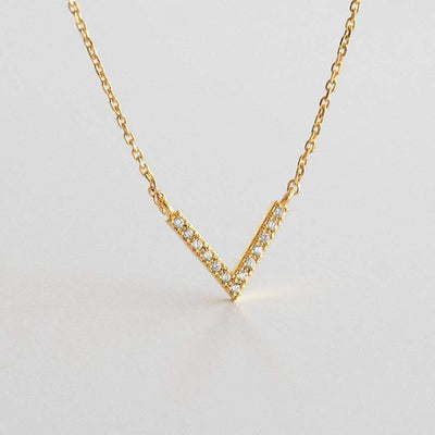 Collier Diana Diamanté - Or - Bijoux Majolie - Idées cadeaux à prix tout doux!