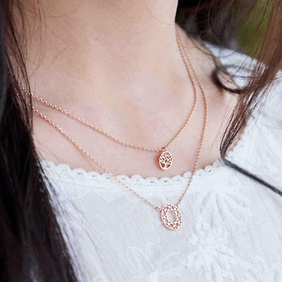 Collier Arbre de Vie - Or Rose - Bijoux Majolie - Idées cadeaux à prix tout doux!