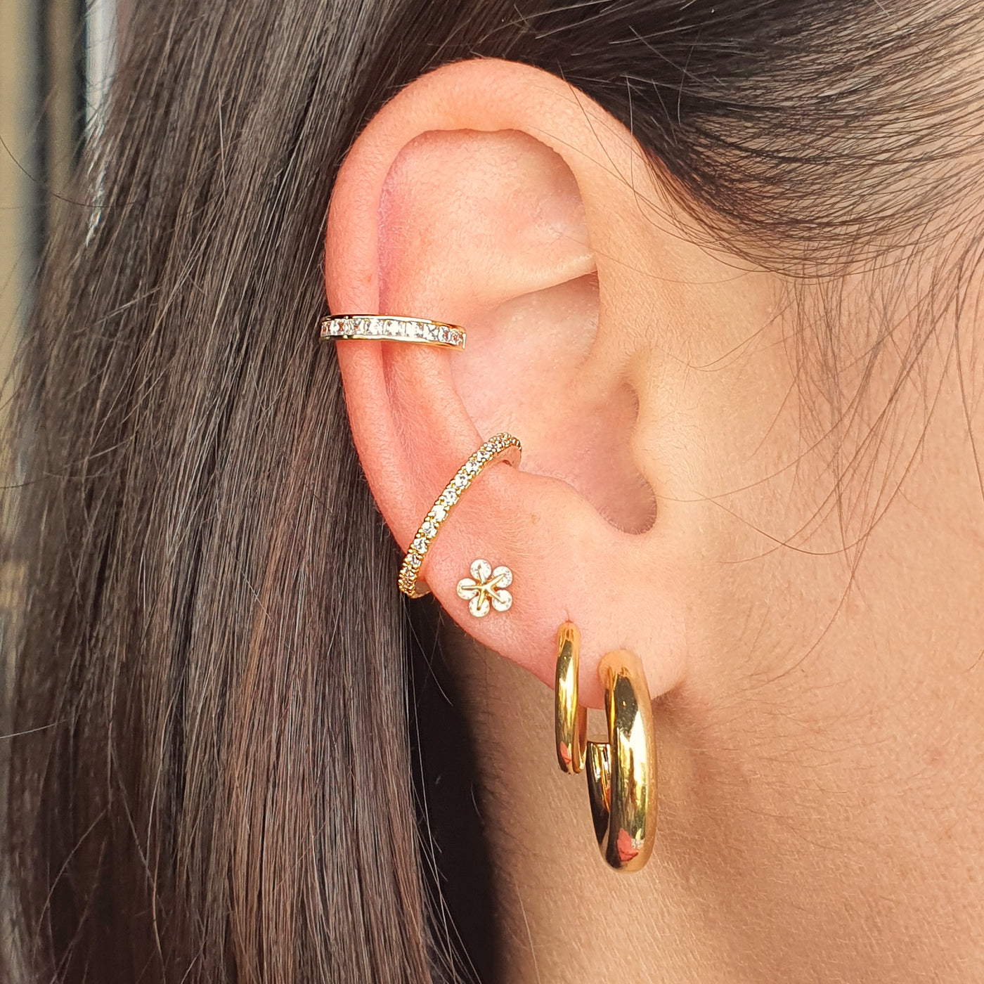 Earcuff Arta - Bijoux Majolie - Idées cadeaux à prix tout doux!