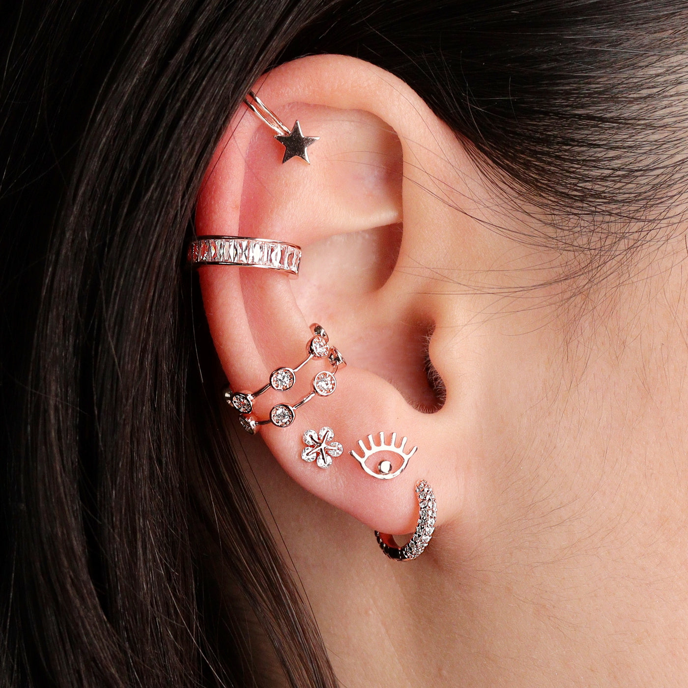 Earcuff Amelia - Bijoux Majolie - Idées cadeaux à prix tout doux!