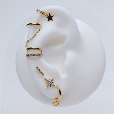 Earcuff Mila - Bijoux Majolie - Idées cadeaux à prix tout doux!