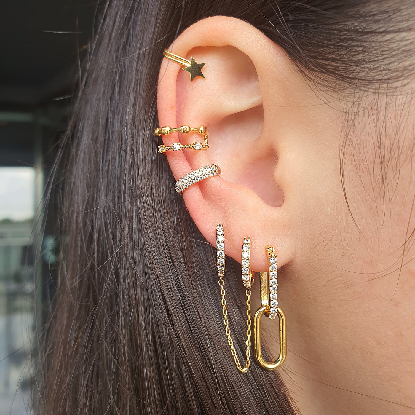 Earcuff Manora - Bijoux Majolie - Idées cadeaux à prix tout doux!