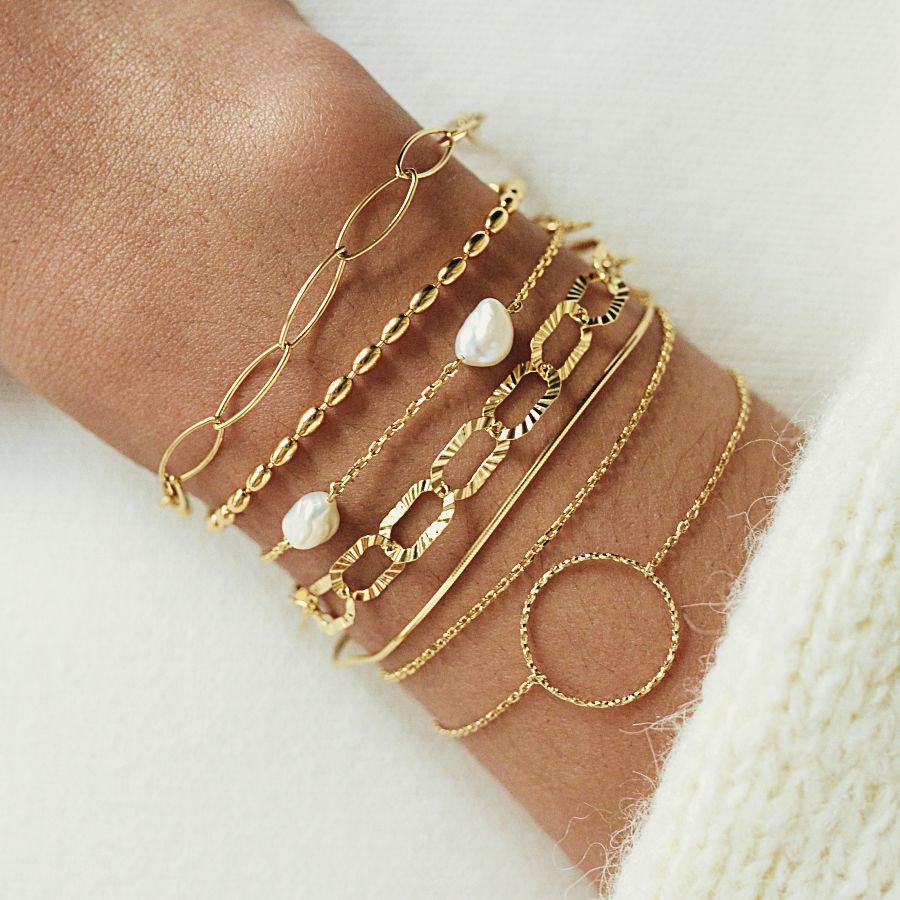 Bracelet Irina - Or - Bijoux Majolie - Idées cadeaux à prix tout doux!