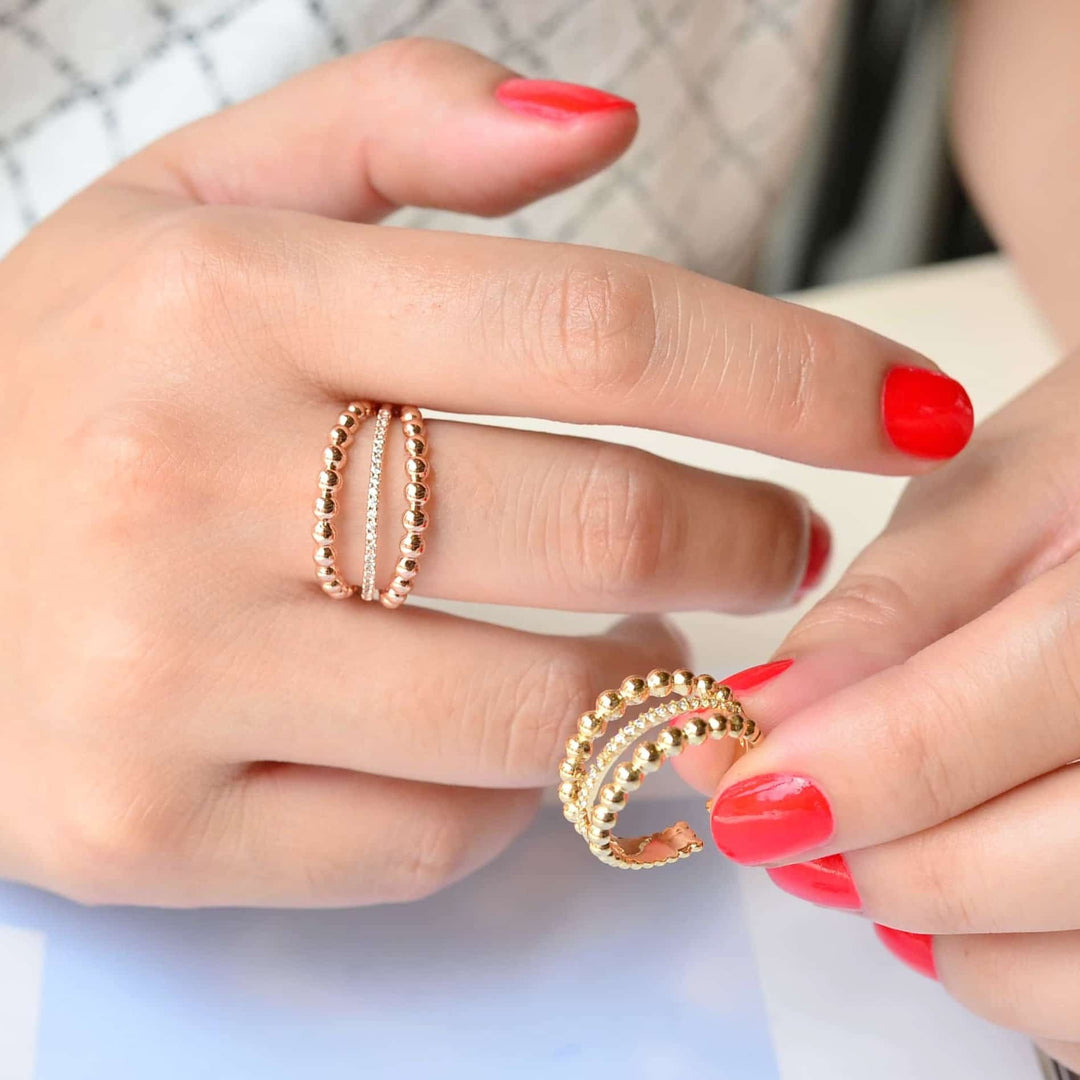 Bague Alila - Or Rose - Bijoux Majolie - Idées cadeaux à prix tout doux!