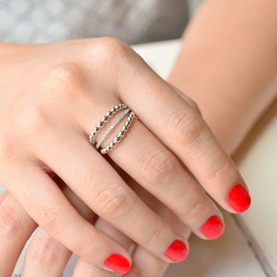 Bague Alila - Argent - Bijoux Majolie - Idées cadeaux à prix tout doux!