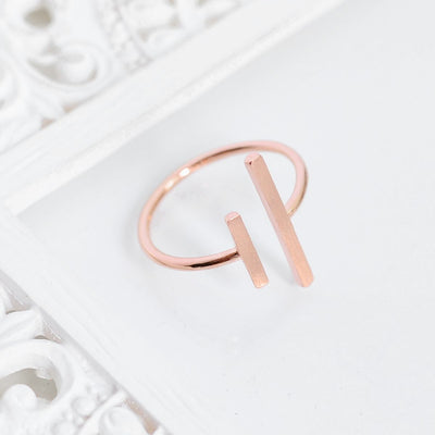 Bague Ana - Or Rose - Bijoux Majolie - Idées cadeaux à prix tout doux!