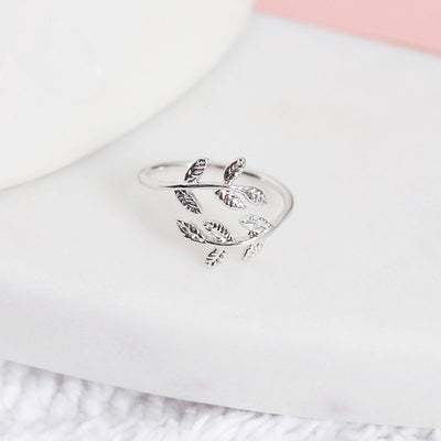 Bague Laurier - Argent - Bijoux Majolie - Idées cadeaux à prix tout doux!