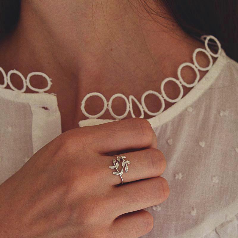 Bague Laurier - Argent - Bijoux Majolie - Idées cadeaux à prix tout doux!