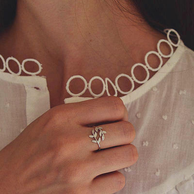 Bague Laurier - Argent - Bijoux Majolie - Idées cadeaux à prix tout doux!