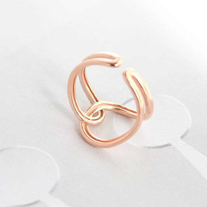 Bague Ova - Argent 925 - Or Rose - Bijoux Majolie - Idées cadeaux à prix tout doux!