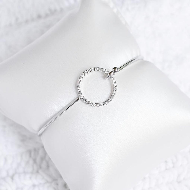 Bangle Cercle Diamanté - Argent - Bijoux Majolie - Idées cadeaux à prix tout doux!