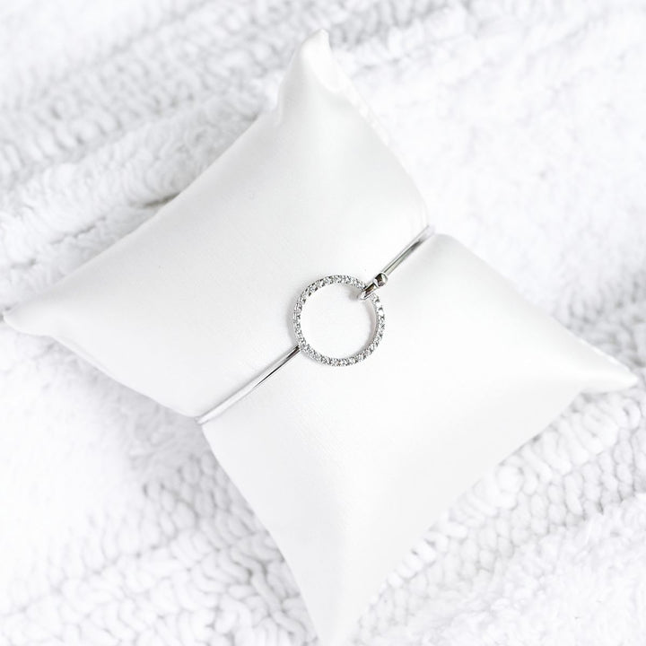 Bangle Cercle Diamanté - Argent - Bijoux Majolie - Idées cadeaux à prix tout doux!