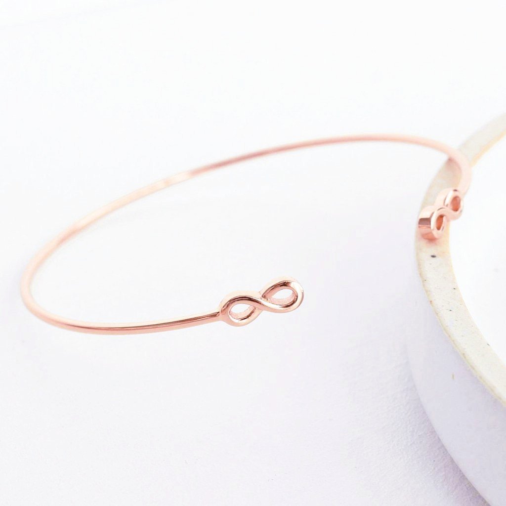 Bracelet Infini - Or Rose 18K - Bijoux Majolie - Idées cadeaux à prix tout doux!