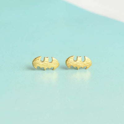 Boucles Batman - Or - Bijoux Majolie - Idées cadeaux à prix tout doux!