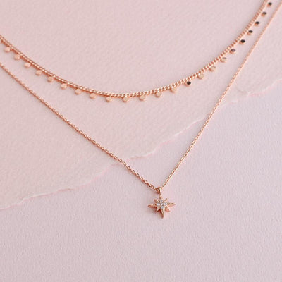 Collier Starya - Or Rose - Bijoux Majolie - Idées cadeaux à prix tout doux!