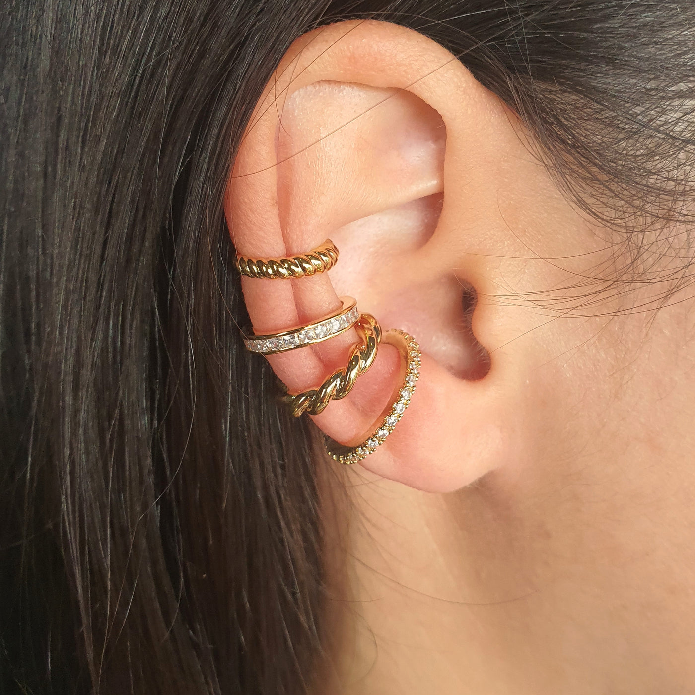 Earcuff Corde - Bijoux Majolie - Idées cadeaux à prix tout doux!