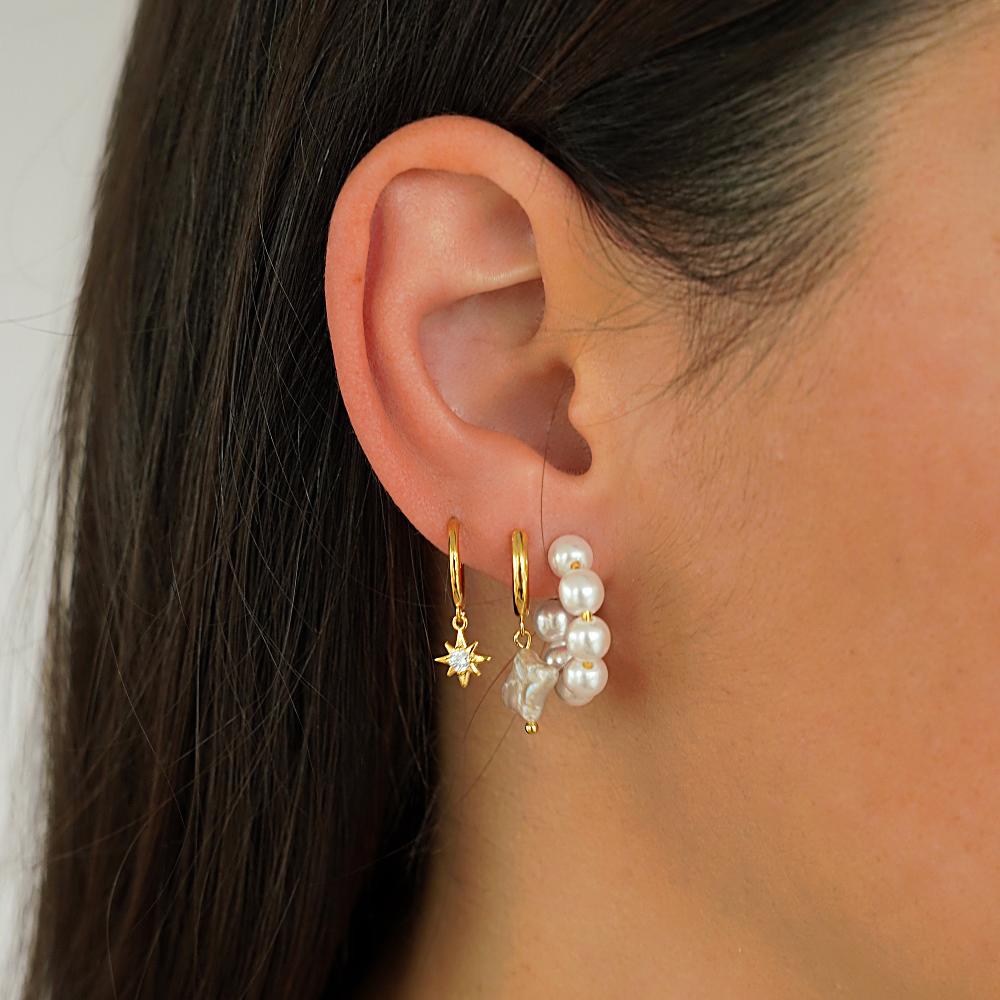 Mini Créoles Stella - Bijoux Majolie - Idées cadeaux à prix tout doux!