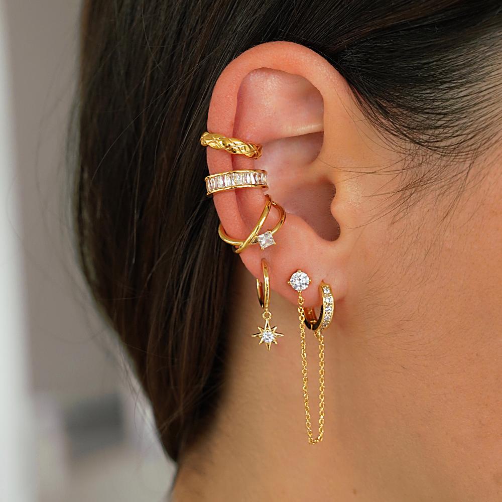 Earcuff Tora - Bijoux Majolie - Idées cadeaux à prix tout doux!