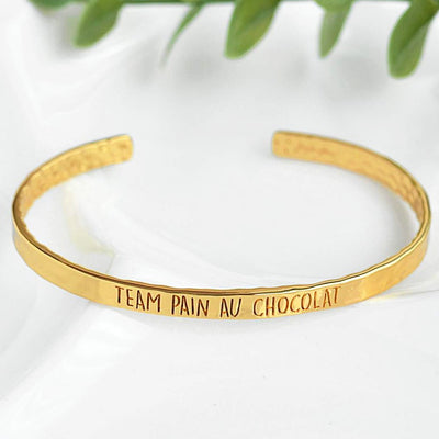 Bangle Team Pain Au Chocolat - Plaqué Or 18K - Bijoux Majolie - Idées cadeaux à prix tout doux!