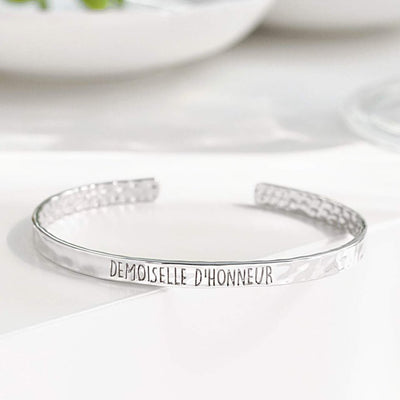 Bangle Demoiselle D'Honneur - Plaqué Rhodium - Bijoux Majolie - Bijoux à prix tout doux !