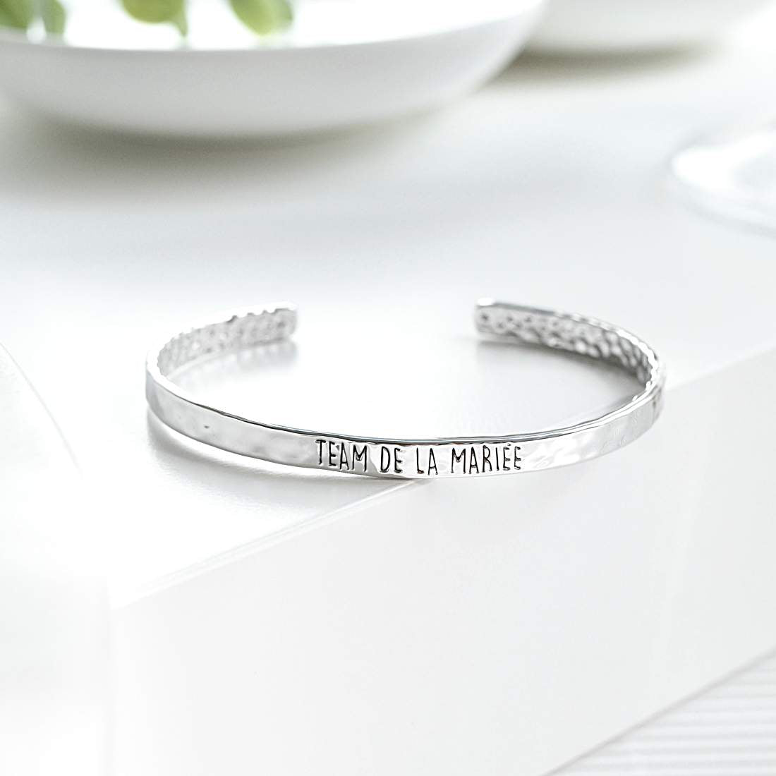 Bangle Team De La Mariée - Plaqué Rhodium - Bijoux Majolie - Idées cadeaux à prix tout doux!