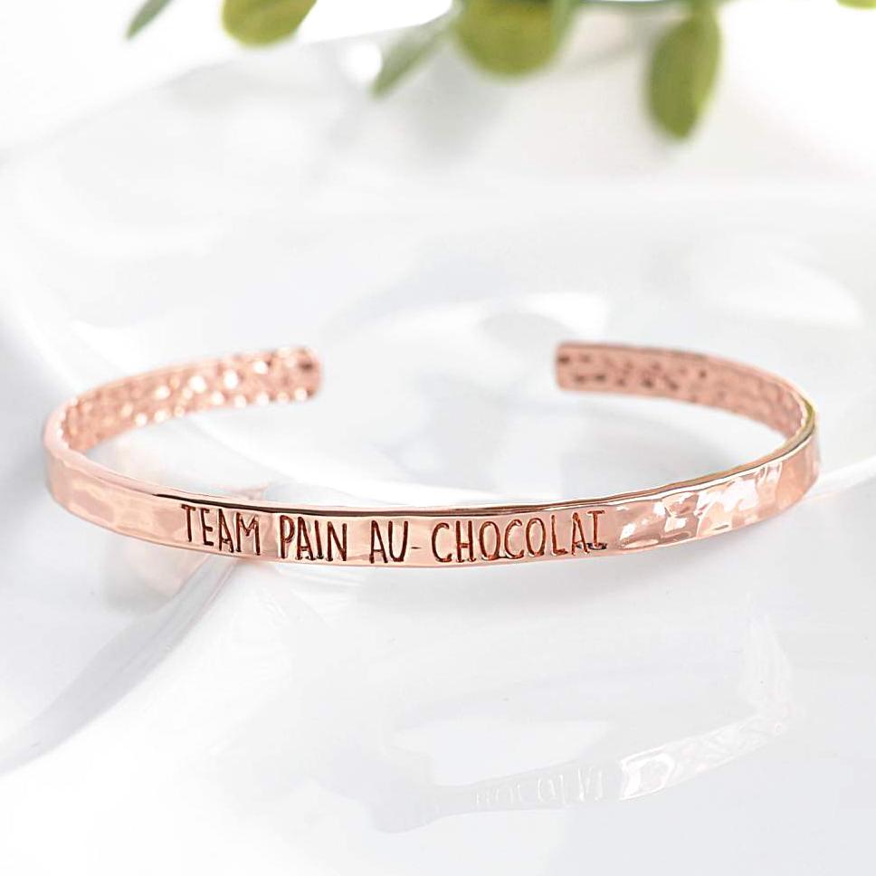 Bangle Team Pain Au Chocolat - Or Rose - Bijoux Majolie - Idées cadeaux à prix tout doux!