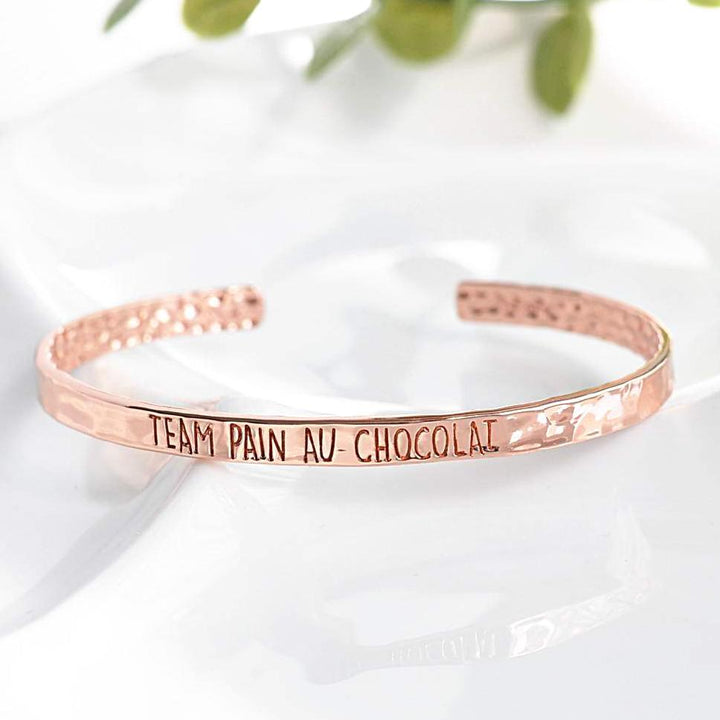 Bangle Team Pain Au Chocolat - Or Rose - Bijoux Majolie - Idées cadeaux à prix tout doux!
