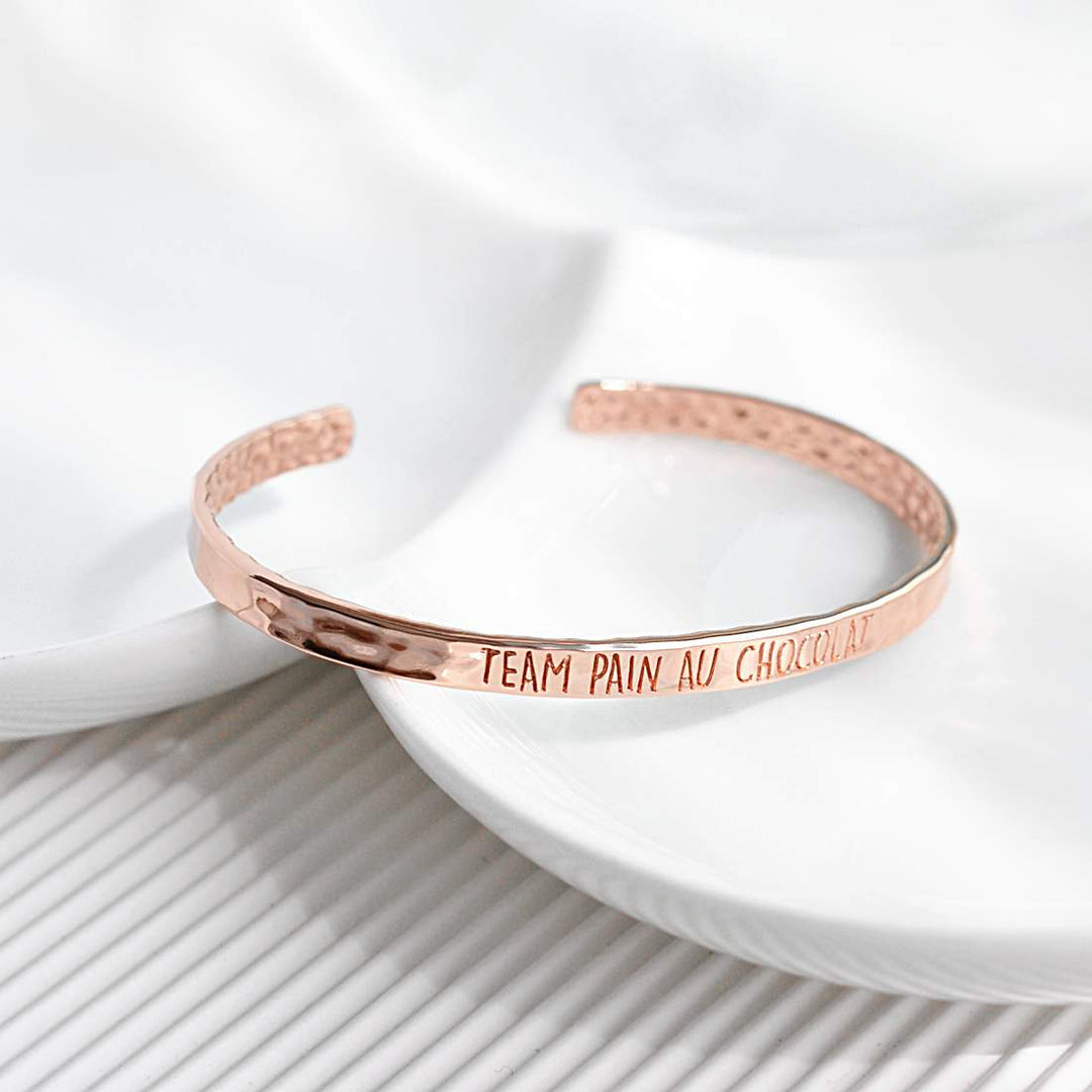 Bangle Team Pain Au Chocolat - Or Rose - Bijoux Majolie - Idées cadeaux à prix tout doux!