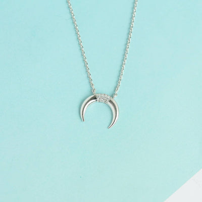 Collier Lune Boho - Argent - Bijoux Majolie - Idées cadeaux à prix tout doux!