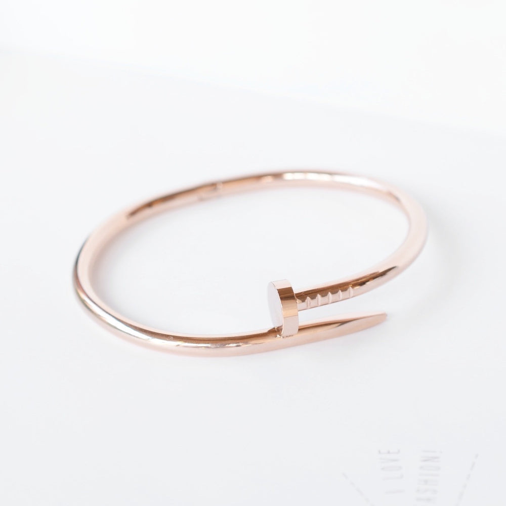 Bangle Clou - Or Rose - Bijoux Majolie - Idées cadeaux à prix tout doux!