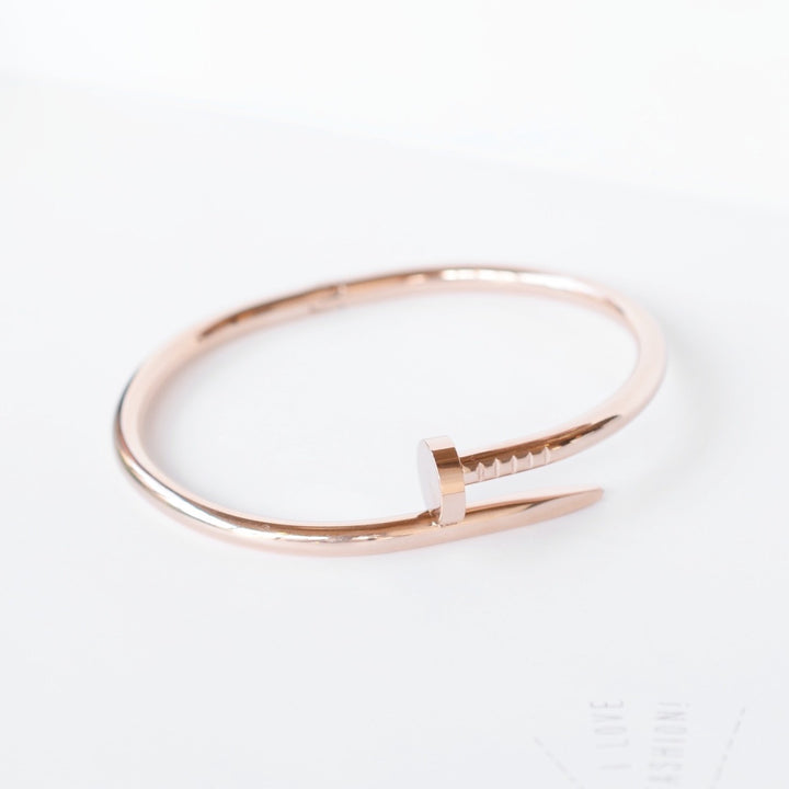 Bangle Clou - Or Rose - Bijoux Majolie - Idées cadeaux à prix tout doux!