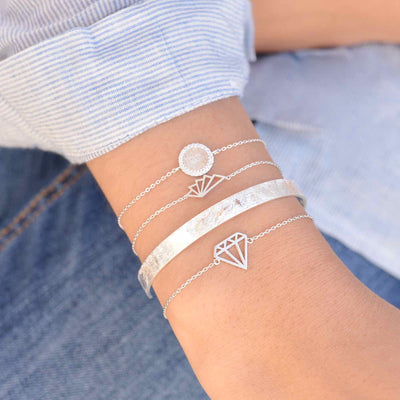 Bracelet Cercle Diamanté - Argent - Bijoux Majolie - Idées cadeaux à prix tout doux!