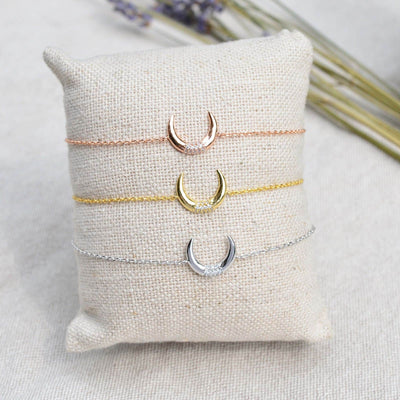 Bracelet Lune Boho - Or Rose - Bijoux Majolie - Idées cadeaux à prix tout doux!